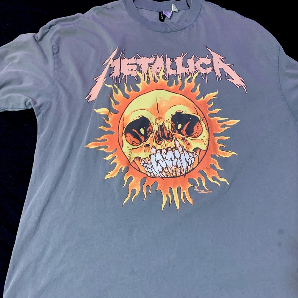 Metallica oversized tee
